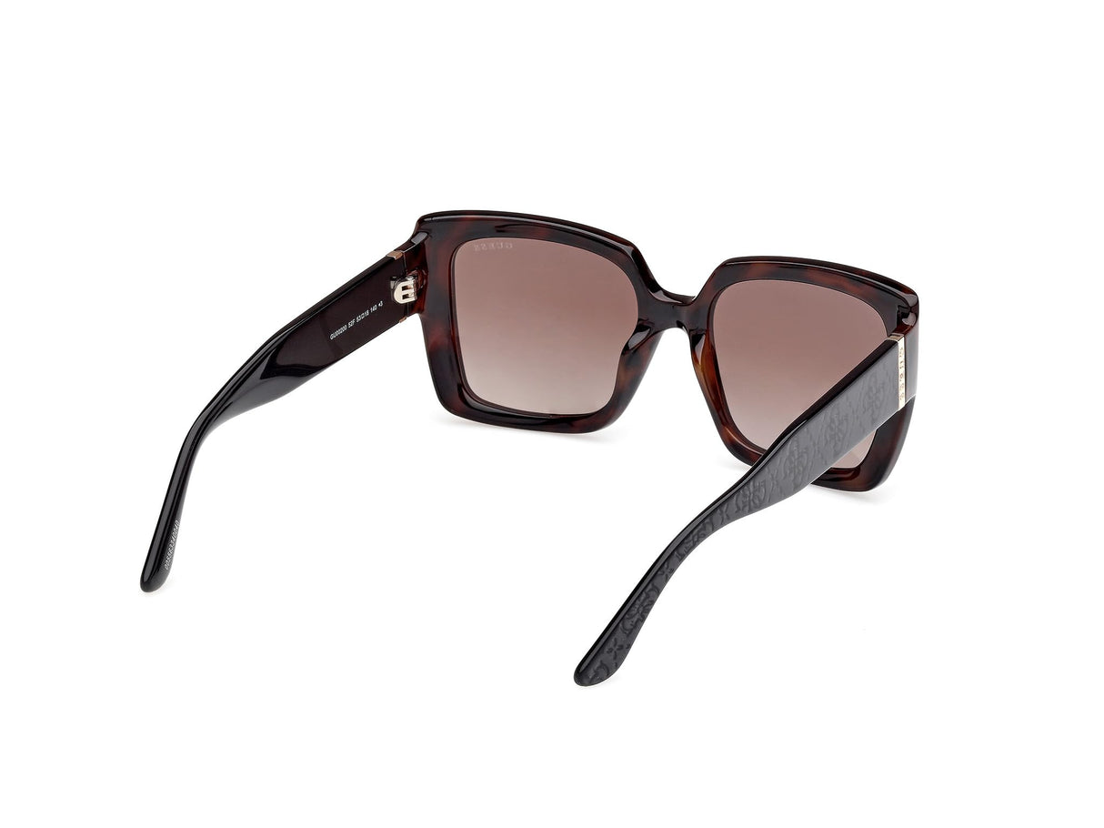GUESS Gu00200 Gafas, 52f Dark Havana, 53/18/140 para Mujer