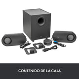 Logitech Z407 Bluetooth Altavoces para ordenador con subwoofer y control inalámbrico, Sonido inmersivo, Audio premium con varias entradas, Altavoces USB - Negro