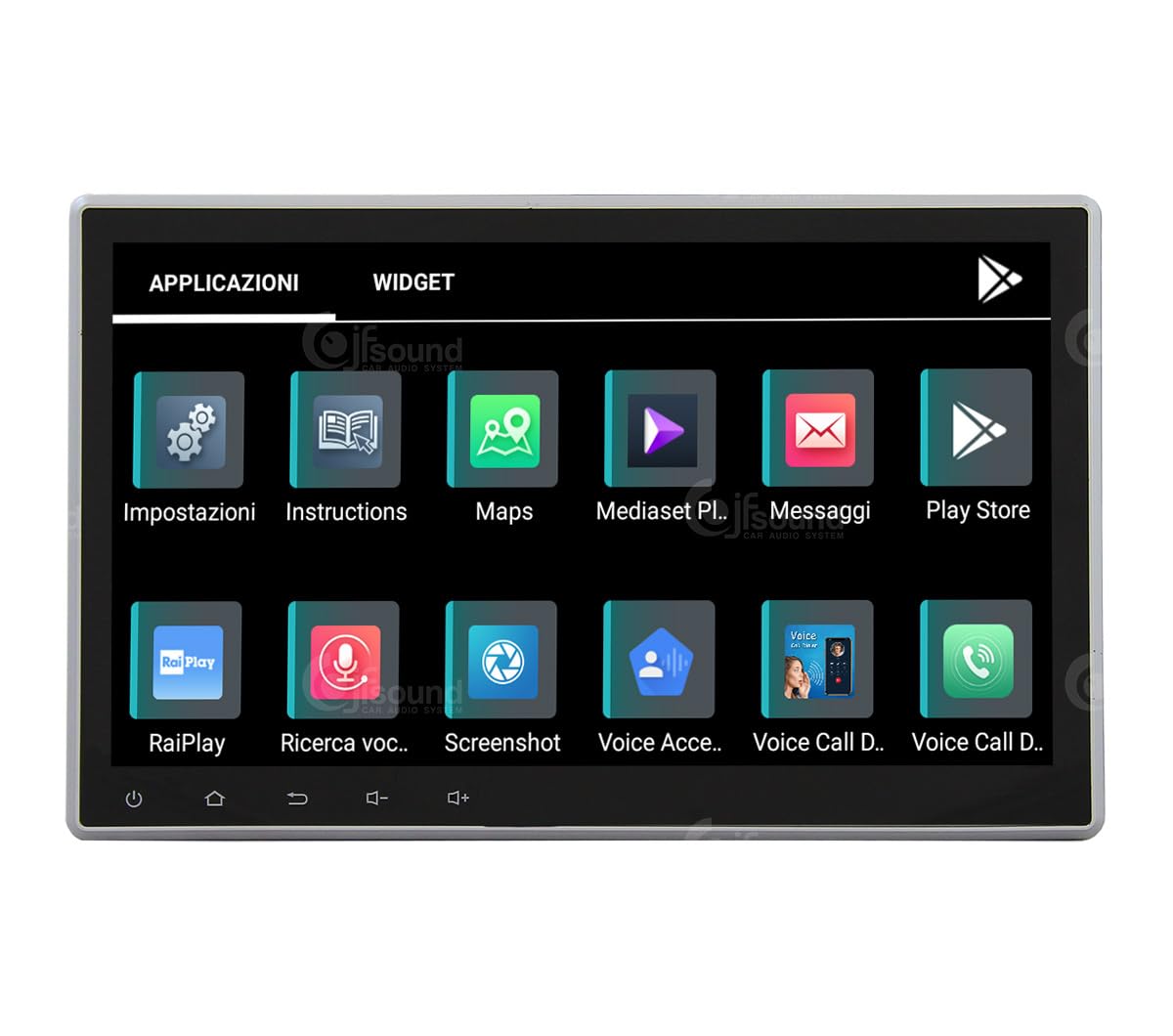 Radio de Coche universales 1 DIN Android GPS Bluetooth WiFi USB Dab+ Touchscreen 10" 4core Carplay AndroidAuto