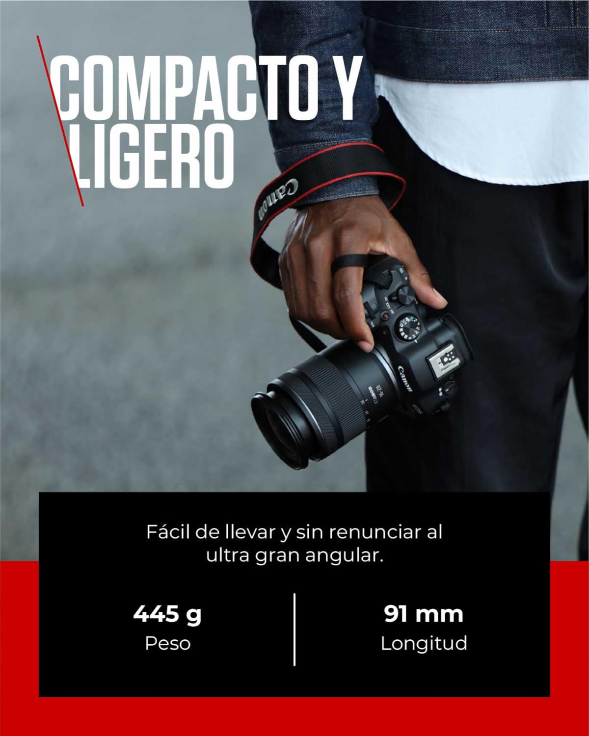 Canon Objetivo RF 16-28 mm F2.8 IS STM – Zoom Ultra Gran Angular, con Estabilizador de Imagen de 5,5 Pasos, Ideal para Paisajes y Viajes | Canon EOS R