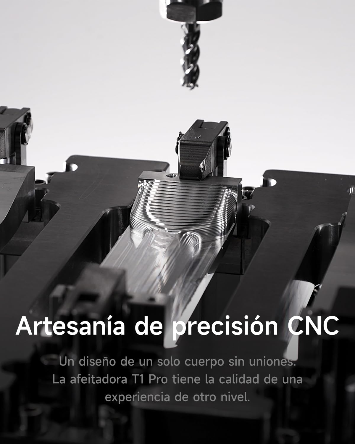 Laifen T1 Pro Afeitadora Eléctrica Motor Lineal Patentado 12 000 CPM, 120 min de Autonomía, Carga 1 min para 8 min, Uso en Seco y Mojado con Cabezal para Barba Larga, Ideal para Viajes (Gris Grafito)