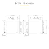 StarTech.com Extensor Alargador HDMI 4K por Cable CAT5/CAT6 Ethernet - Extensor de Vídeo 4K 60Hz HDR hasta 70m - Salida de Audio S/PDIF - Juego Kit de Transmisor y Receptor HDMI (4K70IC-EXTEND-HDMI)