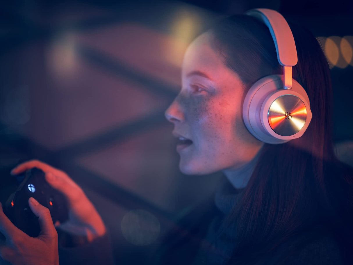 Bang & Olufsen Beoplay Portal Xbox Auriculares Inalámbricos Bluetooth de Diadema con Cancelación de Ruido y 4 Micrófonos, Hasta 42 H, Cascos Gaming Dolby Atmos + Cable USB-C Grey Mist