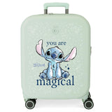 Joumma Disney You Are Magical Maleta de Cabina Verde 40x55x20 cms Rígido 3,22 kgs Cierre TSA Integrado ABS 3,22 kgs 37L Equipaje de Mano