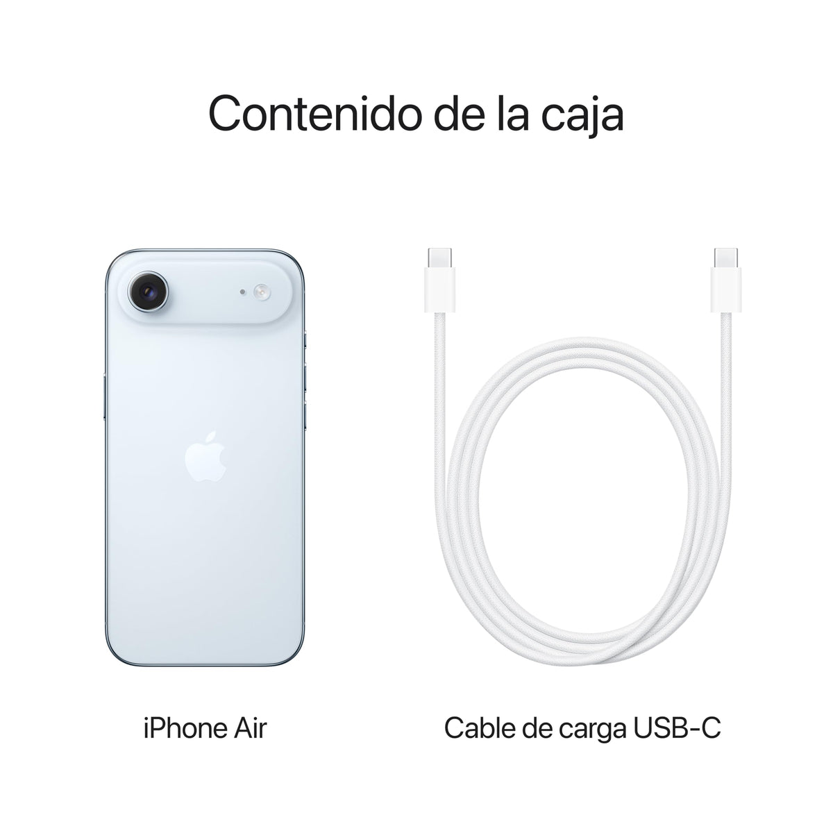 iPhone Air de 512 GB: El iPhone más Fino jamás Creado, Pantalla de 6,5 Pulgadas con Promotion hasta 120 Hz, Chip A19 Pro, cámara Frontal Center Stage, autonomía para el día Entero; Azul Cielo