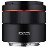 ROKINON F1.8 - Lente compacta de Enfoque automático para Sony E-Mount (45 mm)