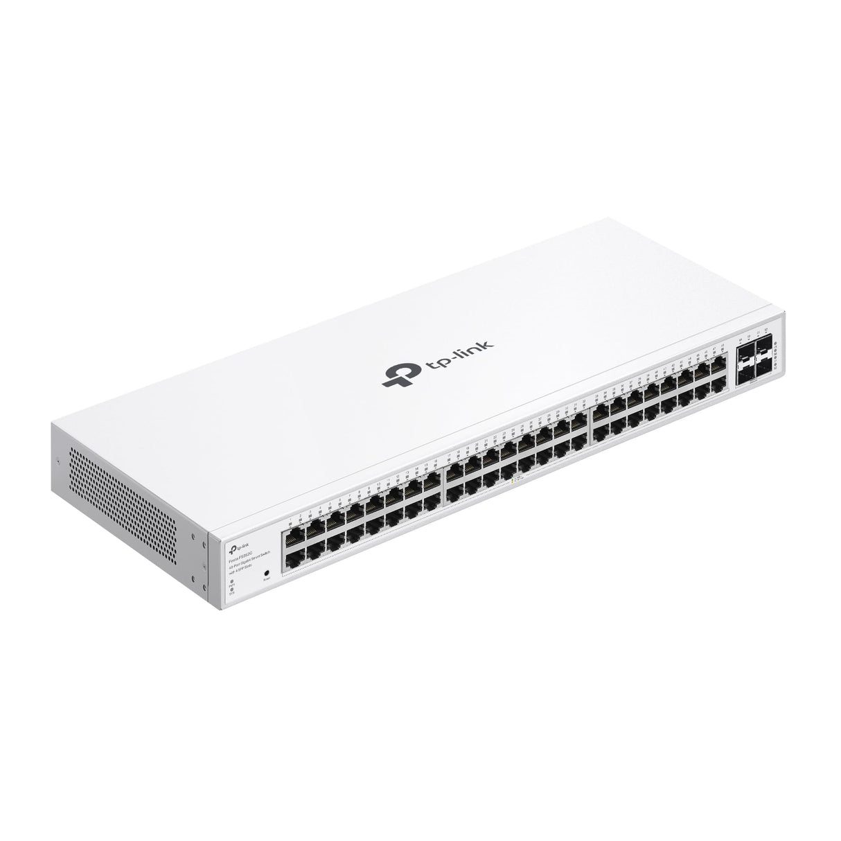 TP-Link Festa FS352G - Switch Gigabit de 48 Puertos con 4 Ranuras SFP, Gestión Cloud, Ideal para Grandes Empresas, Alta Capacidad, Rendimiento Estable y Seguro