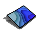 Logitech Folio Touch para iPad Pro de 11 pulgadas, Disposición QWERTY Pan Nordic, Gris