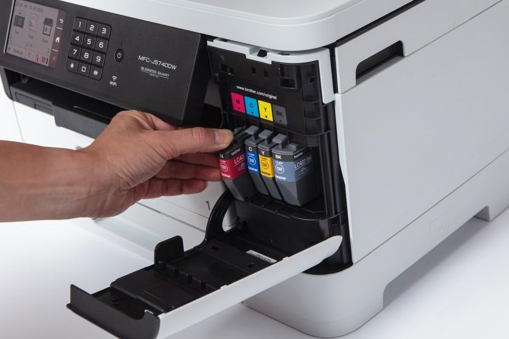 Brother MFCJ5740DW, Impresora multifunción de tinta profesional A4/A3 WiFi, impresión hasta A3, doble bandeja y doble cara hasta A4 en todas las funciones