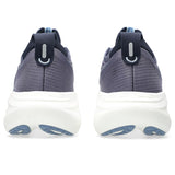 ASICS Tenis de Correr Gel-Nimbus 27 para Mujer, Niebla índigo/Gris frío, 40 EU