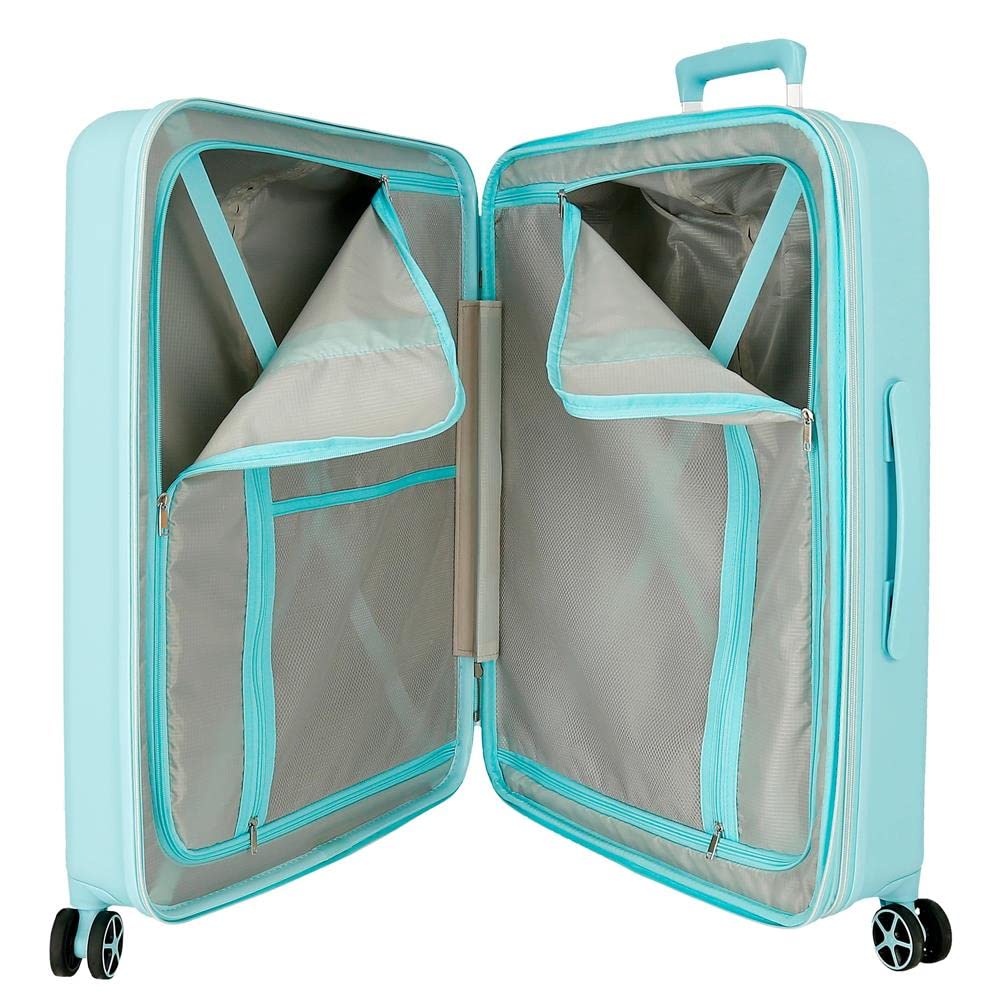 Reebok Reebok Maleta Mediana Turquesa 48x70x26 cms Rígida ABS Cierre TSA Integrado 74L 2,5 kgs 4 Ruedas Dobles