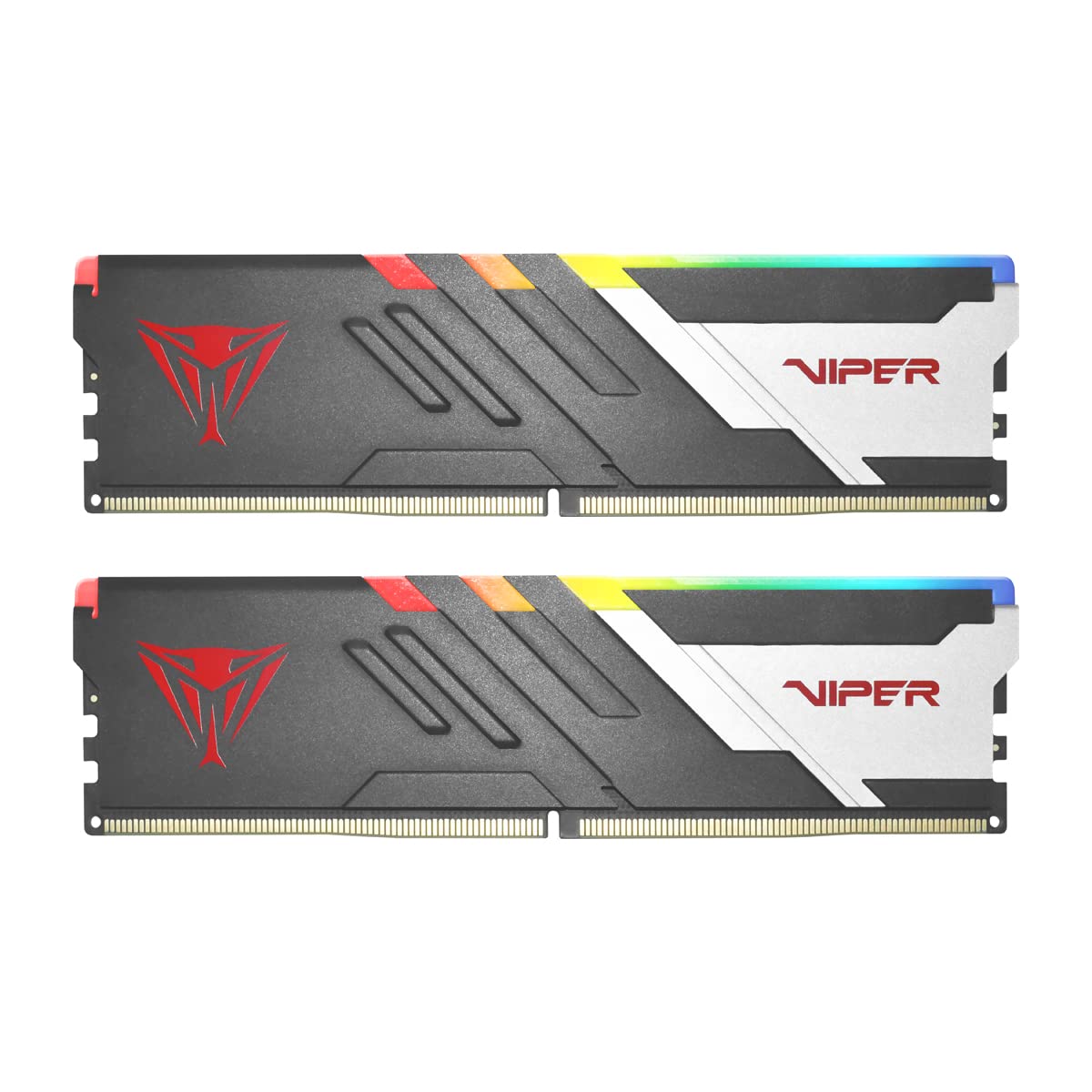 Patriot Viper Venom RGB DDR5 RAM 32GB (2X16GB) 6000MT/s CL30 UDIMM Desktop Gaming Memory Kit - PVVR532G600C30K