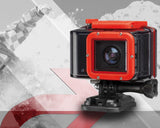 A-Rival AQN6 - Videocámara Deportiva (5 MP, Pantalla de 1.5"), Rojo [Importado]