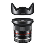 Walimex Pro - Objetivo ángulo Ancho 1:2,0 CSC para Sony E-Mount, Color Negro