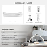 NEEWER BÁSICO HM01-D - Lámpara de arco (29 pulgadas, LED, 40 W, media luna, 3000 K-6500 K, 3400 Lux/0,5 m, CRI95, carga USB, soporte para teléfono para manicura, maquillaje, belleza, tatuaje