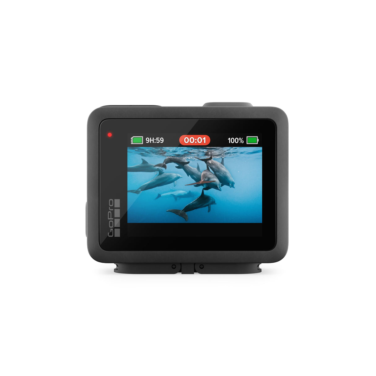 GoPro Hero - Cámara de acción compacta Resistente al Agua con vídeo 4K Ultra HD, fotografía de 12 MP y Pantalla táctil