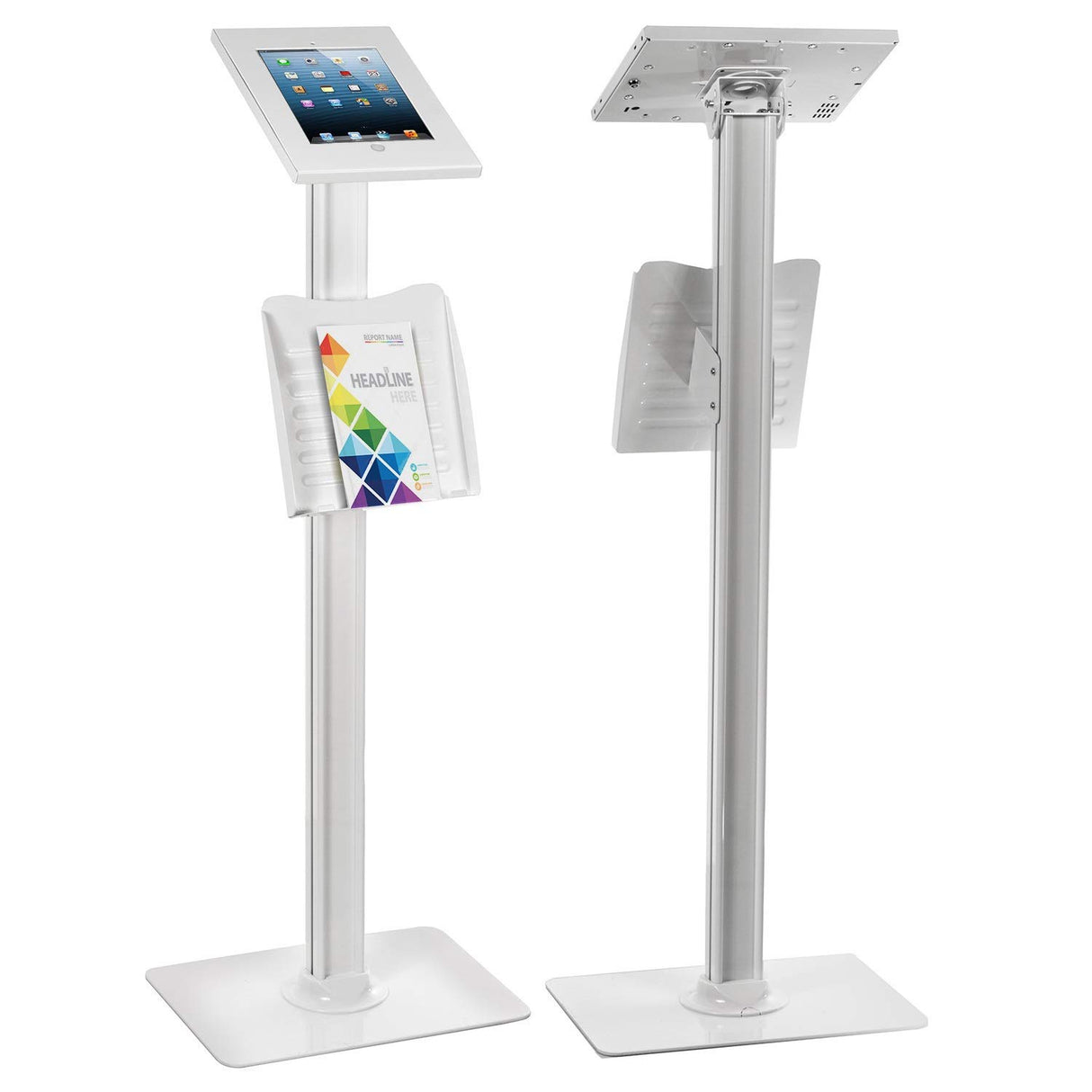 Maclean MC-724 Soporte de Escritorio Universal para Tableta, Soporte para Tableta, PC, Soporte con pestillo para iPad 2, iPad 3, iPad 4, iPad Air: antirrobo