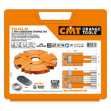 CMT 694.021.30 Juego de 2 cabezales para ranurar D150mm I14-27mm B30mm