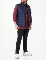 Hackett London LW Gilet Chaqueta, Azul Marino, M para Hombre