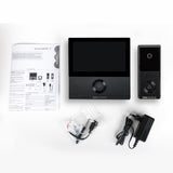 SCS Sentinel - Videoportero Visiowifi Conectado Con Cable - Gran Angular de 110° - Pantalla Táctil De 7'' - Conectividad Wi-Fi 802.11B/G/N - Captura de Fotos Y Vídeos