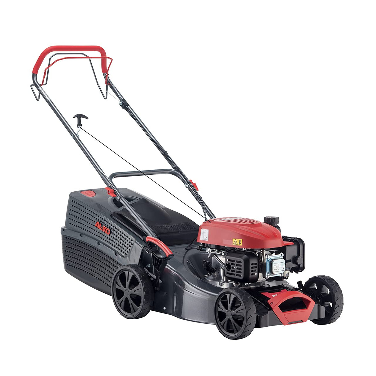 AL-KO Comfort 42.1 SP-A - Cortacésped autopropulsado a Gasolina, 42 cm de Ancho de Corte, Motor Pro 125, colector de césped de 60 l, Funciones de Recogida y mantillo