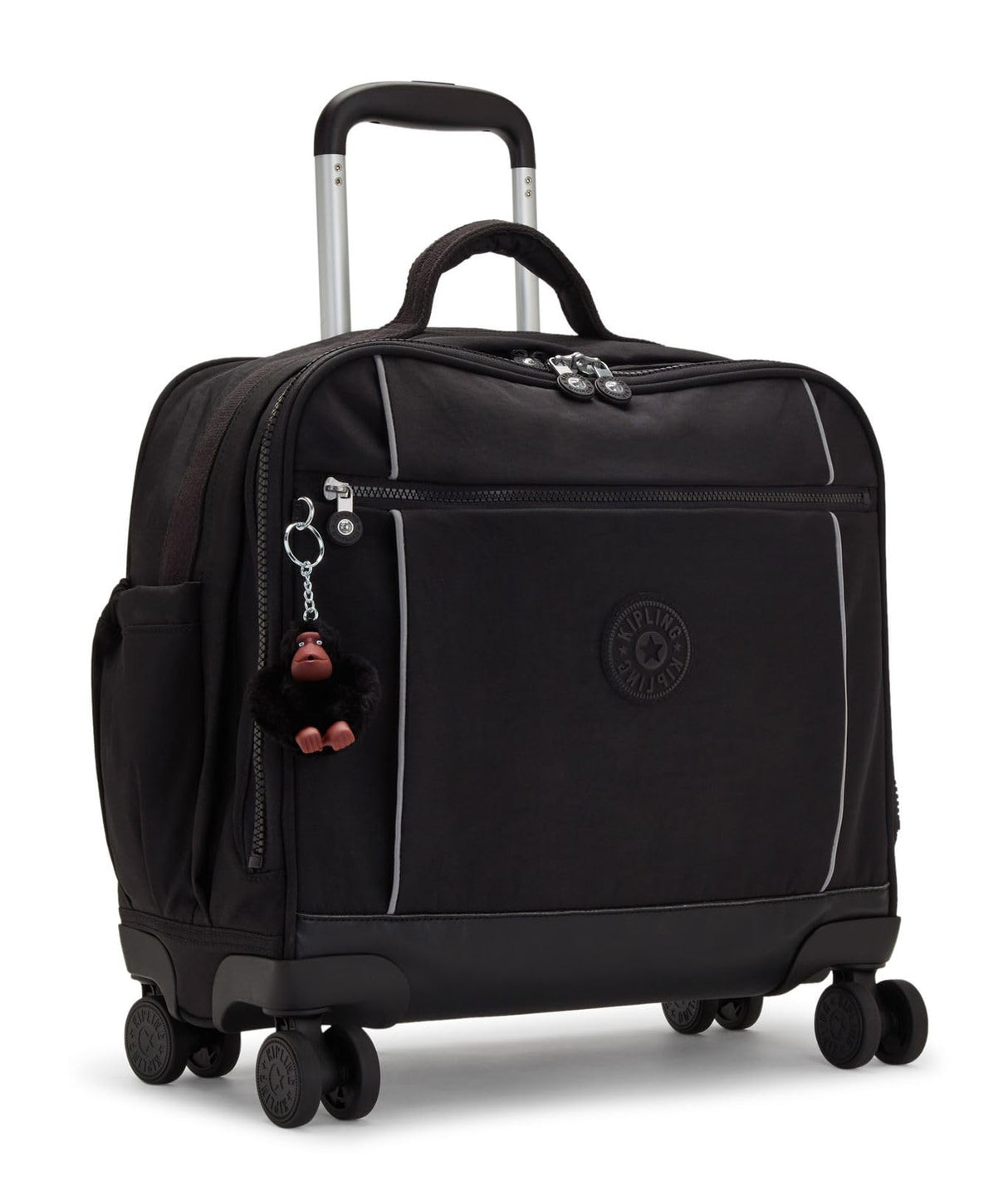 Kipling New Storia Bolsa Grande con Ruedas, Carry On, True Black (Negro)