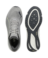 PUMA Electrify Nitro 4, Zapatillas para Correr de Carretera Hombre, Gris Echo Gold Moon, 44 EU