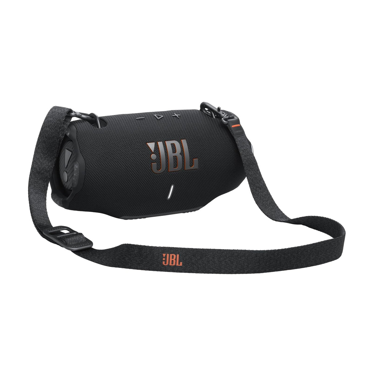 JBL Xtreme 4 Musikbox in Schwarz – Tragbare Bluetooth-Lautsprecher-Box mit tiefem Bass, KI-Sound-Boost und integrierter Powerbank – Wasserfest und staubfest – 24 Laufzeit, UK Stecker (Typ G)