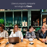 Cargador inalámbrico Rápido Invisible, tecnología Qi, Compatible con iPhone, Samsung Galaxy, Pixel, Xiaomi, Huawei, OPPO, Sony, LG, Nokia, TCL, Integrado bajo Mesa, hasta 33 mm de Distancia, Cloen