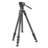 Vanguard Veo 5 264CV14 - Trípode de vídeo de Carbono, rótula Veo PV-14