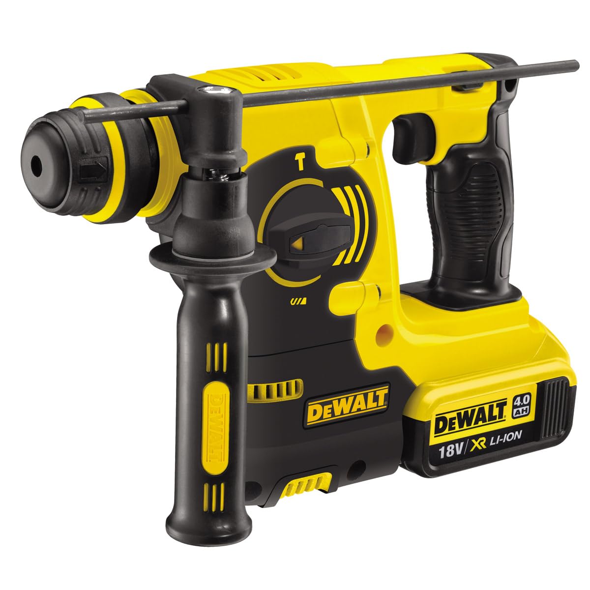 DeWalt DCH253M2-QW Martillo electroneumático XR SDS Plus 18V 2, 400 W, 18 V, Negro, Amarillo