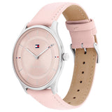 Tommy Hilfiger Reloj Analógico de Cuarzo para Mujer con Correa de Cuero Rosa - 1782527