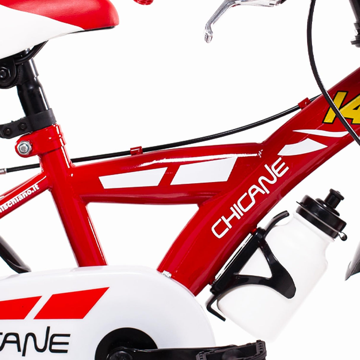 SCH Bici Chicane Bicicleta niño, roja, 14" (35,5 cm)