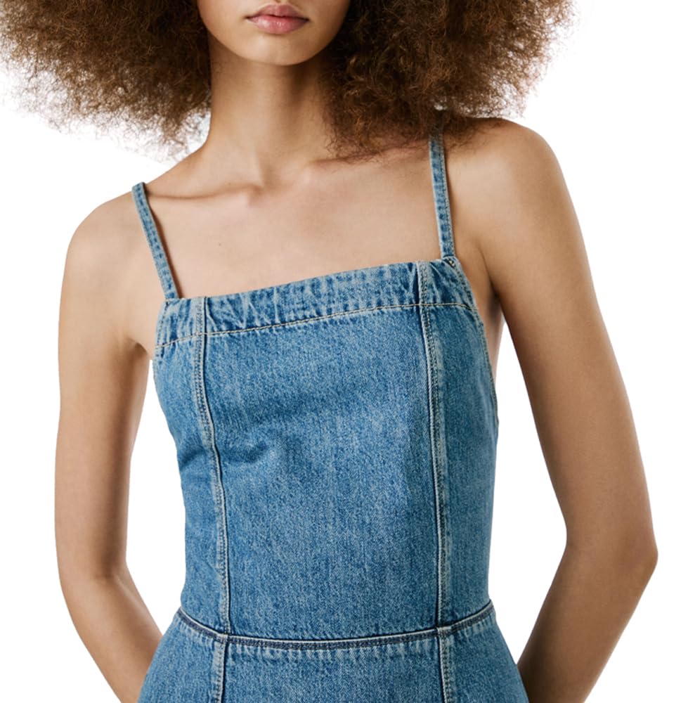 Pepe Jeans Elodie Vestido, Azul (Mezclilla), L para Mujer