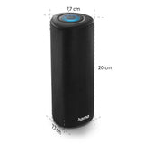 Hama | Altavoz Bluetooth Pipe 3.0 (Altavoz Inalámbrico, Portátil, con Luz LED, 24W, 14h de Autonomía) Color Negro