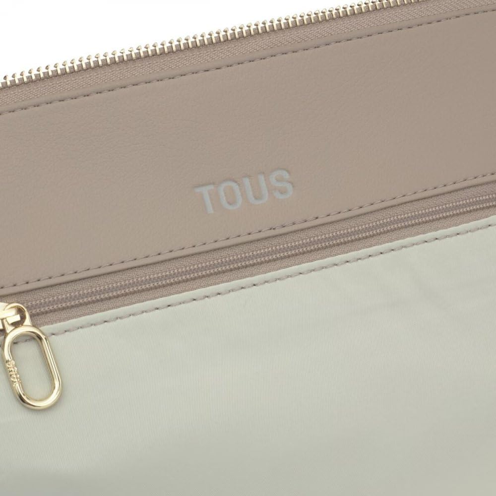 TOUS Bowling M Buckles Soft Topo, Bolso Mujer, Gris
