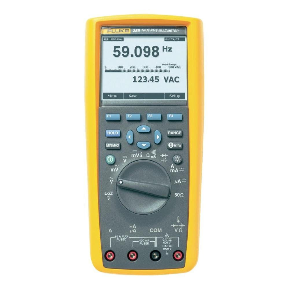 FLUKE 289/euros Industrial Logging multímetro con captura de tendencia