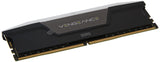Corsair Vengeance RGB DDR5 64GB (2x32GB) 5200Mhz C40 Memoria optimizada de Intel (Iluminación dinámica RGB en Diez Zonas, Regulación de Voltaje a Bordo, perfiles XMP 3.0 Personalizados) Negro