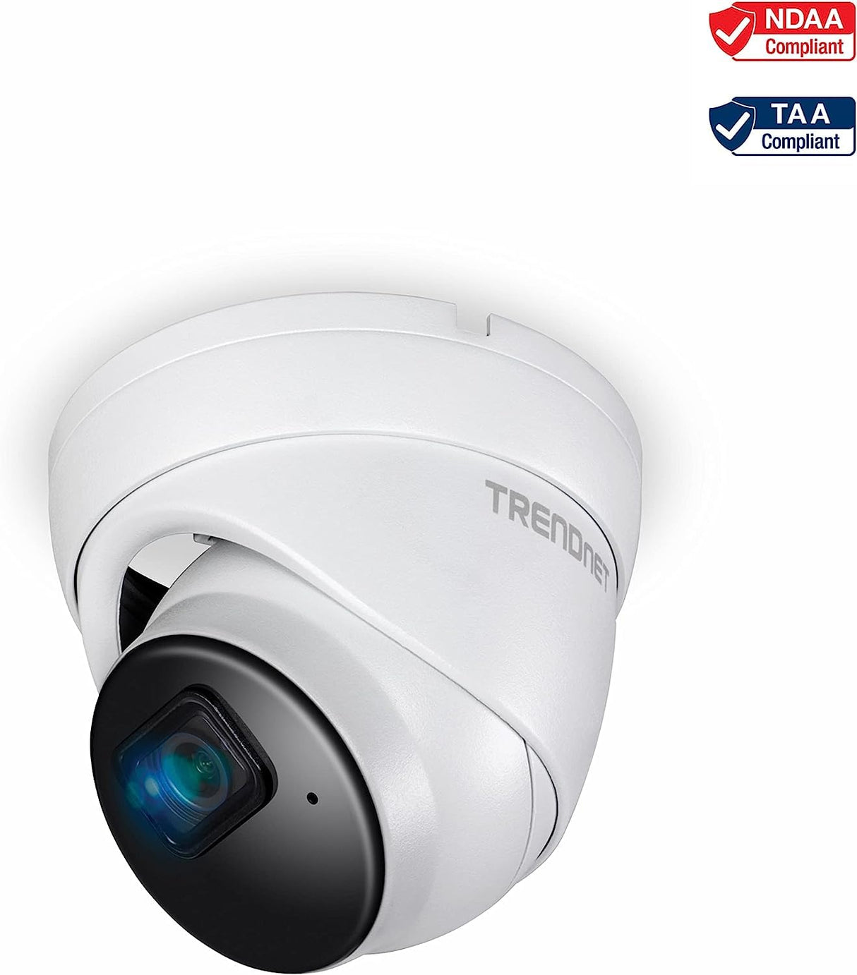 TRENDnet, TV-IP1515PI, Cámara de Red de torreta Fija IR H.265 PoE de 5 MP para Interiores/Exteriores, Carcasa con clasificación IP66, visión Nocturna IR de hasta 30 m (98 pies)