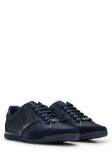 BOSS Hombres Saturn_Lowp_MX A_N Sneaker Azul 44 EU