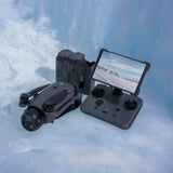 Pack para Creadores DJI Mavic 4 Pro 512 GB con DJI RC Pro 2, dron tricámara insignia con cámara Hasselblad de 100 MP y sensor CMOS 4/3, 51 min de tiempo de vuelo, tres baterías, centro de carga