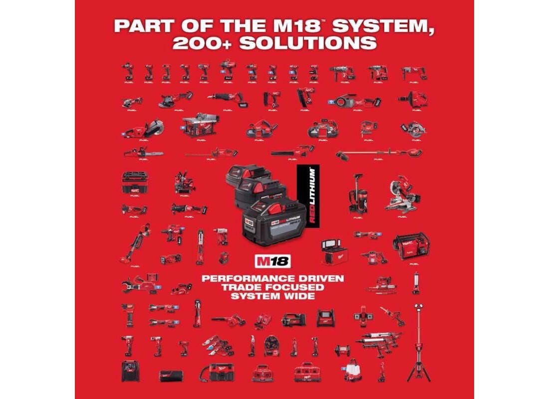 Milwaukee 2626-20 M18 - Multiherramienta orbital inalámbrica de iones de litio de 18.000 OPM con cuchillas de corte de madera y almohadilla de lijado con hojas incluidas (batería no incluida, solo