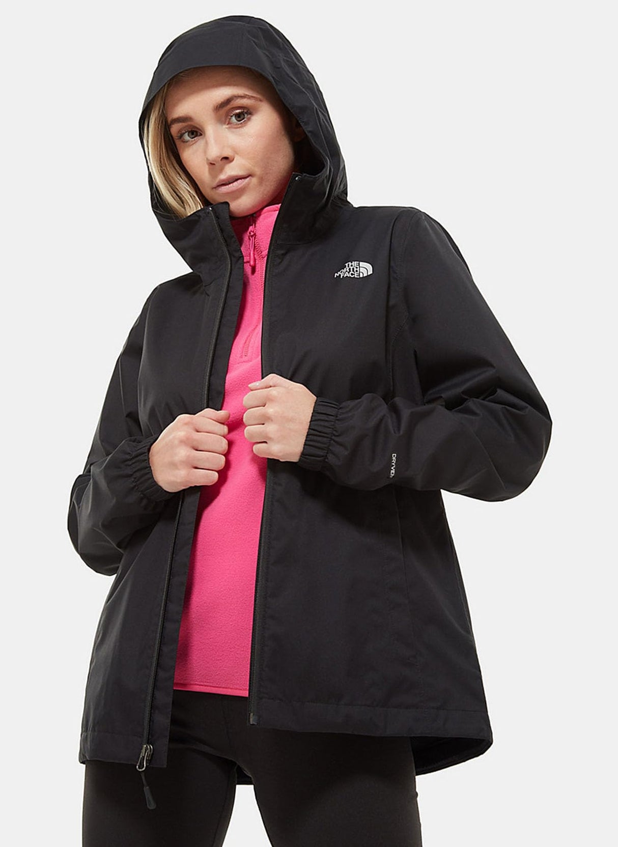 THE NORTH FACE NF00A8BAKU1 W QUEST JACKET - EU Jacket Mujer Black-Foil Grey Tamaño XL