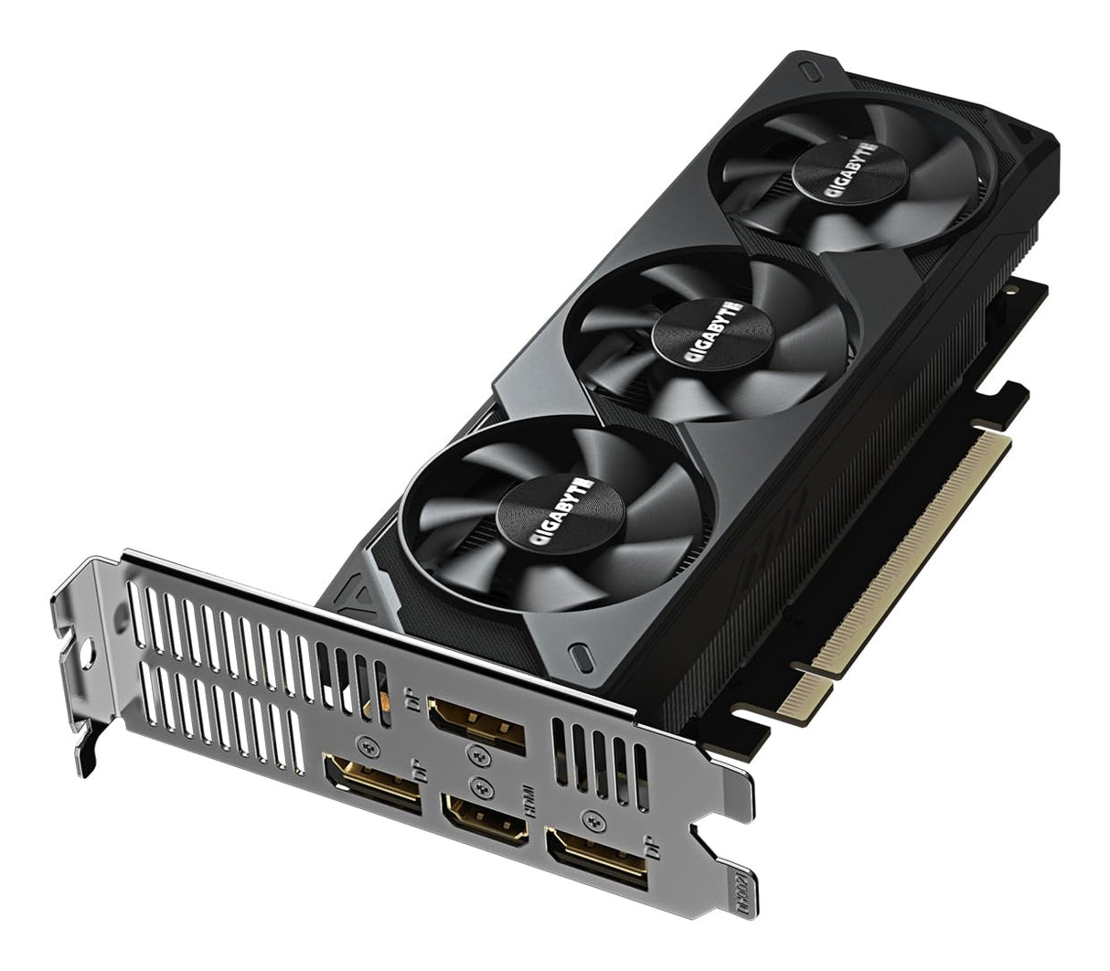 Gigabyte GeForce RTX 5060 OC Low Profile 8G Tarjeta Gráfica - 8GB GDDR7, 128bit, PCI-E 5.0, 2512 MHz Frecuencia del núcleo, 3 x DisplayPort, 1 x HDMI, GV-N5060OC-8GL