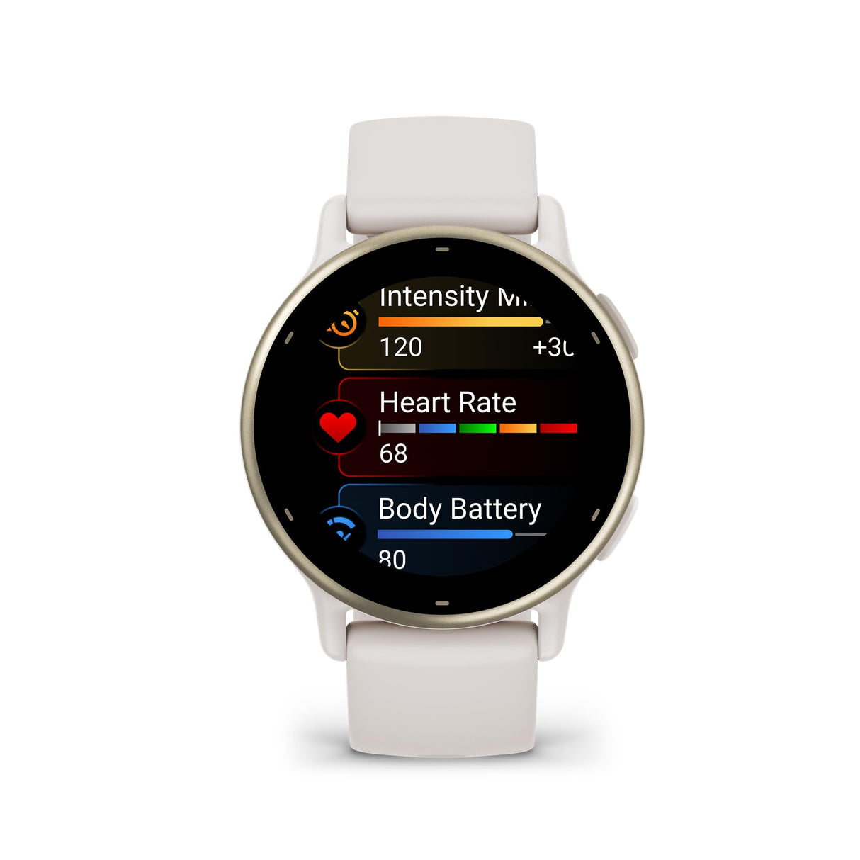Garmin Vívoactive 5, Smartwatch con GPS, Pantalla AMOLED, Funciones Esenciales de Salud y Forma física y hasta 11 días de autonomía, Blanco