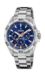 Reloj FESTINA para Hombre F20623/2 Multifunction Caja de Acero Inoxidable 316l Plateado Correa de Acero Inoxidable 316l Plateado