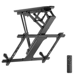 Soporte de TV para Techo Eléctrico Paredes Inclinadas Control Remoto Pantalla 32-70" Carga 35 kg MAX VESA 600x400
