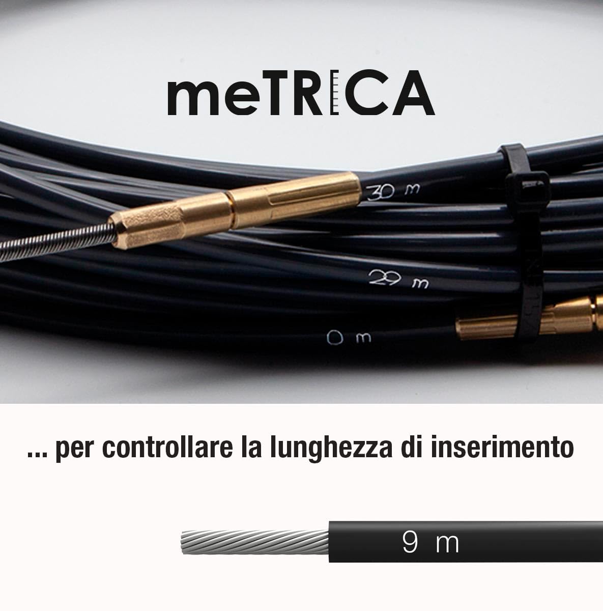 Arnocanali - Sonda de acero inoxidable en espiral de poliéster Ø 6 L 40 m