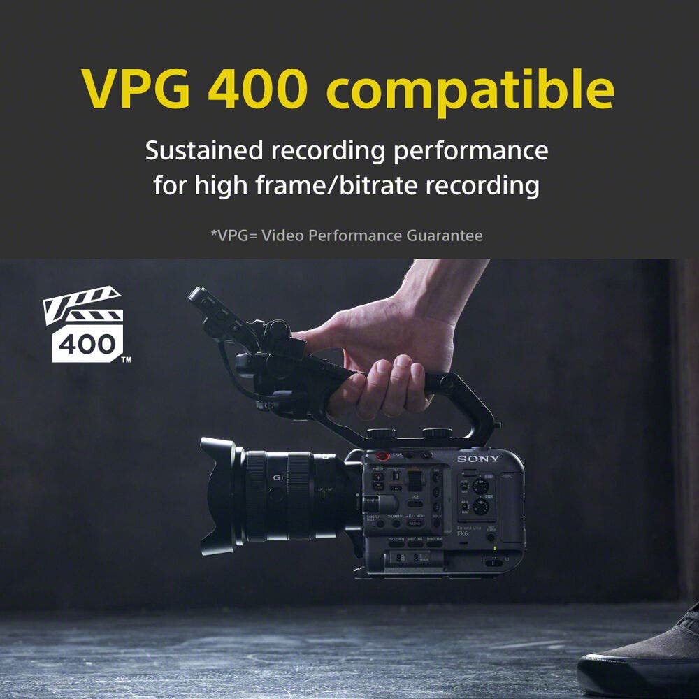 Sony VPG400 Tough CFexpress - Tarjeta de Memoria Flash de Alta Velocidad (Clase G, 640 GB, Tipo A (800 MB/s de Lectura y 700 MB/s de Escritura) - CEA-G640T