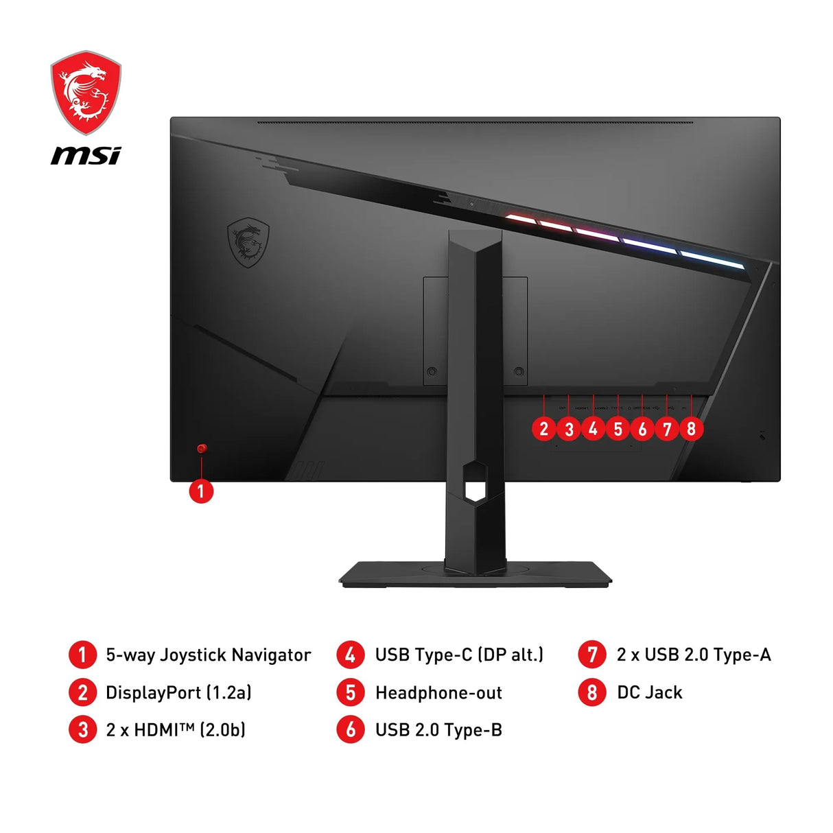 MSI MAG321QR QD - Monitor Gaming Plano 31.5", IPS, WQHD (2560x1440, 16:9, G-SYNC Compatible, Quantum Dot, Console mode FHD a 120Hz)